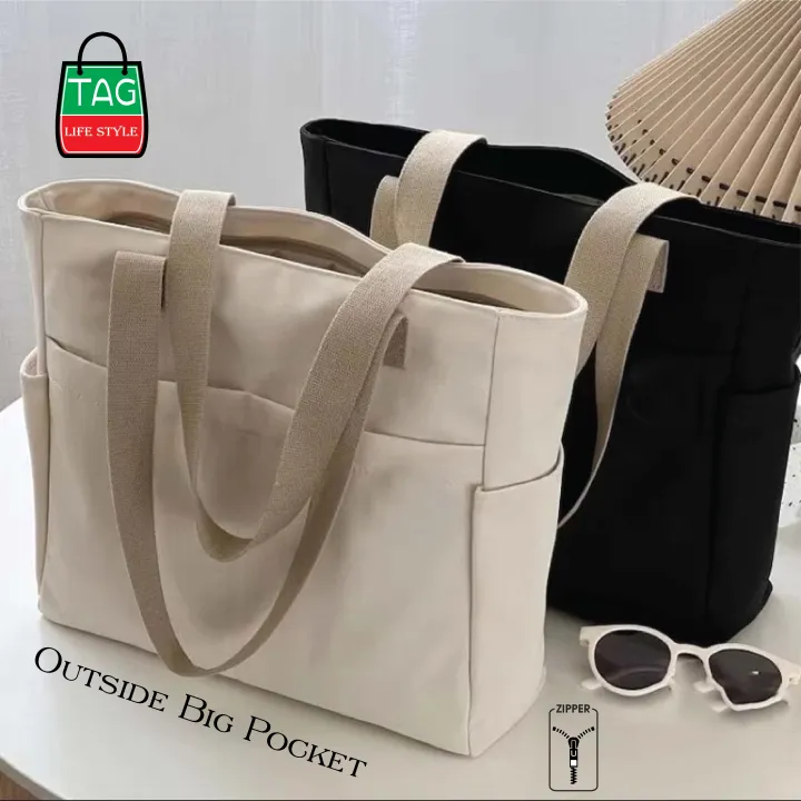NeerBazar Canvas Tote Bag — Stylish & Functional Everyday Bag